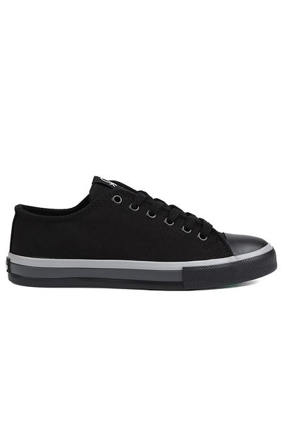 Benetton ® |   BN-90191 - Negru - Pantofi sport pentru bărbați