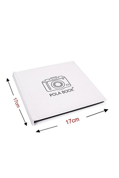POLABOOK Polabook White Mini Memory Book with White Pen - Sticker Gift