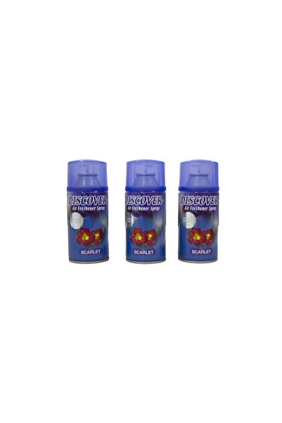 Discover Dıscover Scarlet Oda Kokusu 320mlx3adet Makinaya Uyumlu Sprey