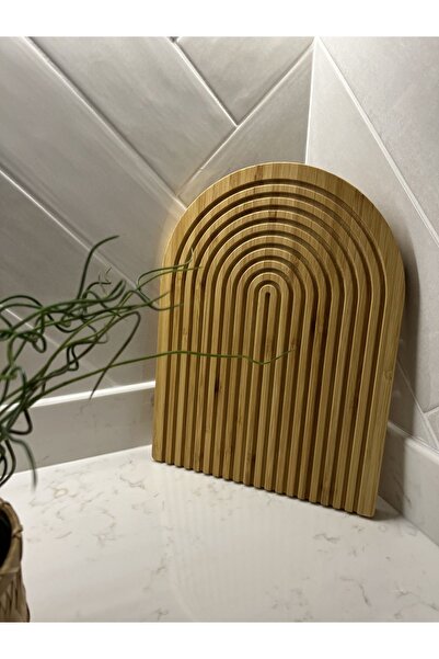 may home design Bamboo Wavy Model Rainbow Presentation Rack