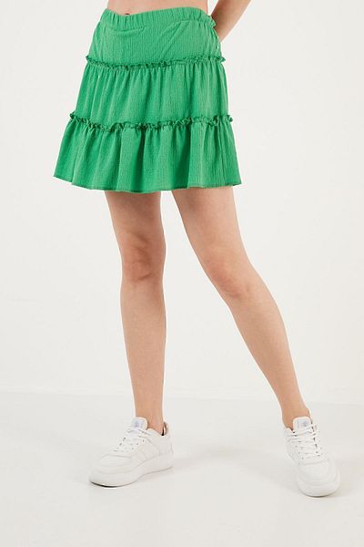 Lela Fustă scurtă mini cu talie elastică Fustă SCURT5865038