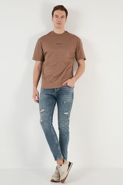 Buratti Cotton Relaxed Fit Crew Neck T Shirt Ανδρικό T SHIRT5902702