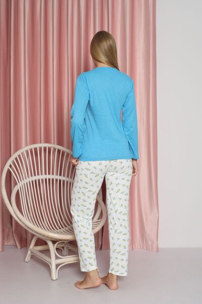 Sude HOMEWEAR Set de pijamale albastre pentru femei