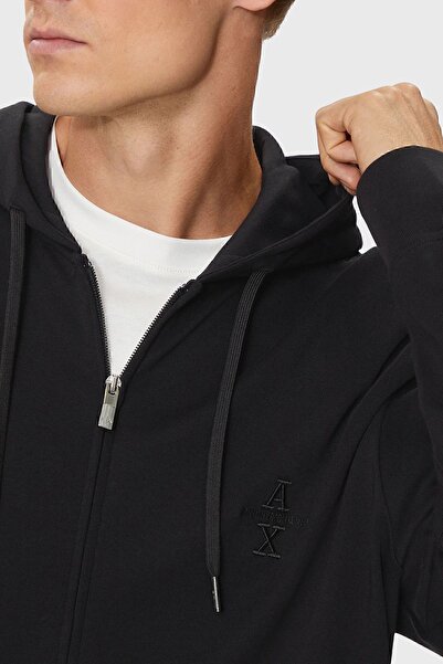 Armani Exchange Men's Hooded Sweat - 100% Cotton, SWEAT 6DZMLC ZJNNZ 1200