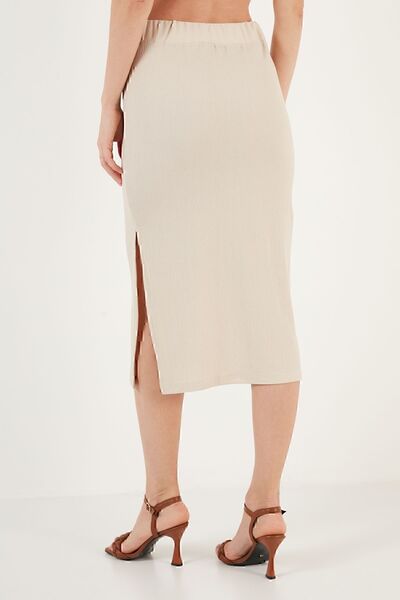 Lela Спідниця середньої довжини з високим розрізом та вузьким кроєм Спідниця 5865600
