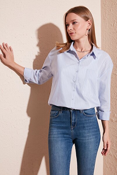 Lela Смугаста бавовняна сорочка Regular Fit з однією кишенею СОРОЧКА 611GM0018
