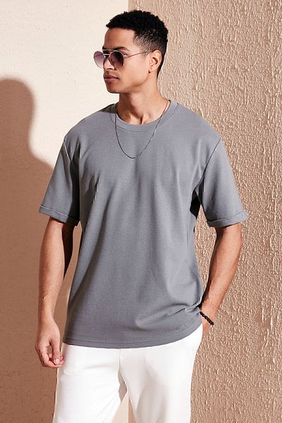 Buratti Cotton Crew Neck Regular Fit Basic T Shirt Men's T SHIRT5902731