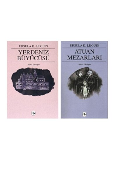 Metis Yayınları Yerdeniz Serisi 1 - 2 Yerdeniz Büyücüsü - Atuan Mezarları - Ursula K. Le Guin