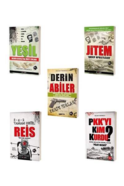 Kripto Basım Yayın Derin Abiler & Derin Sırlar - Derin Devlet Kitap Seti / 5 Kitap / Çatlı, Yeşil, Ersever, Jitem