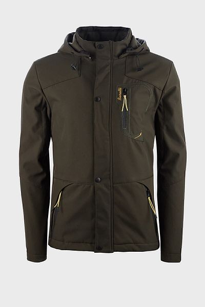 Buratti Αδιάβροχο παλτό SoftShell με αποσπώμενη κουκούλα Ανδρικό ΠΑΛΤΟ 497LUIS