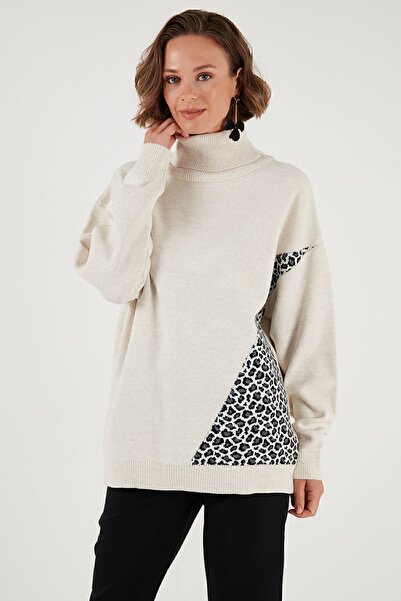 Lela Акриловий светр з леопардовим принтом - KAZAK 4615217