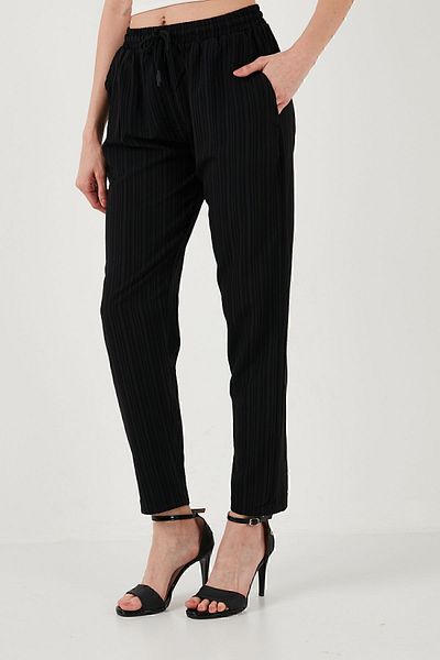 Lela Slim Fit Trousers with Pockets - PANTS5865297