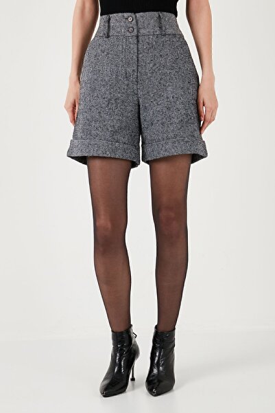 Lela High Waist Pocket Melted Shorts - Regular Fit 611sr0017