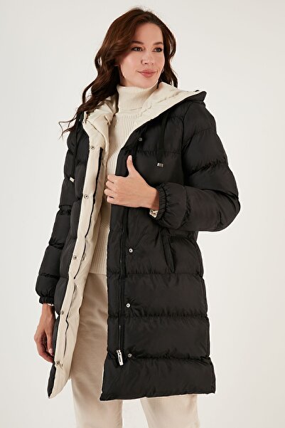 Lela Regular Fit Hooded Puffer Coat