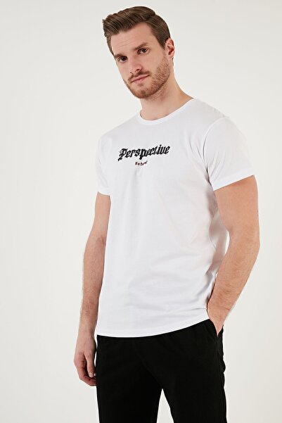 Buratti Βαμβακερό μπλουζάκι με λαιμόκοψη ανδρικό μπλουζάκι 541PERSPECTIVE