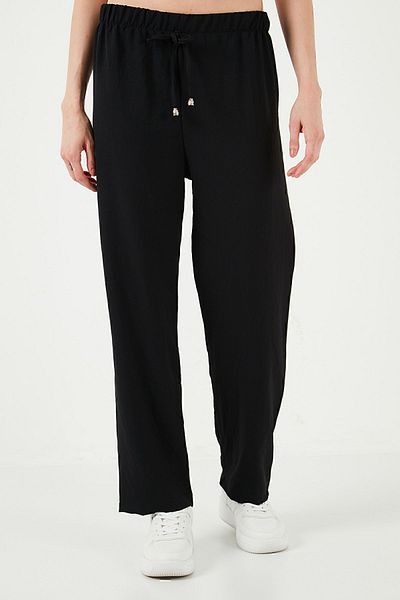Lela Comfortable Cut Wide Leg Trousers - PANTOLON5865826