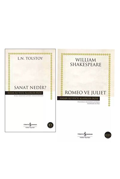 TÜRKİYE İŞ BANKASI KÜLTÜR YAYINLARI Sanat Nedir ? - Romeo ve Juliet - William...