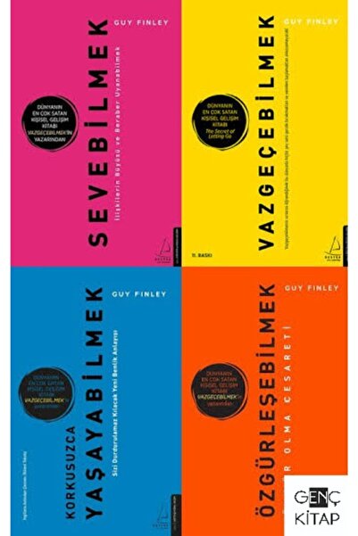 Destek Yayınları Guy Fınley 4 Kitap Set Sevebilmek-vazgeçebilmek-yaşayabilmek-özgürleşebilmek