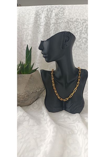 LİLLY AND MOLLY JEWELERY Serenay Model Steel Necklace