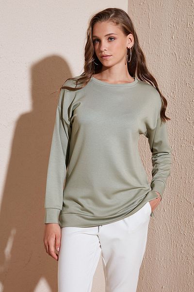 Lela Oversize Stretch Sweat - Crew Neck 5865877