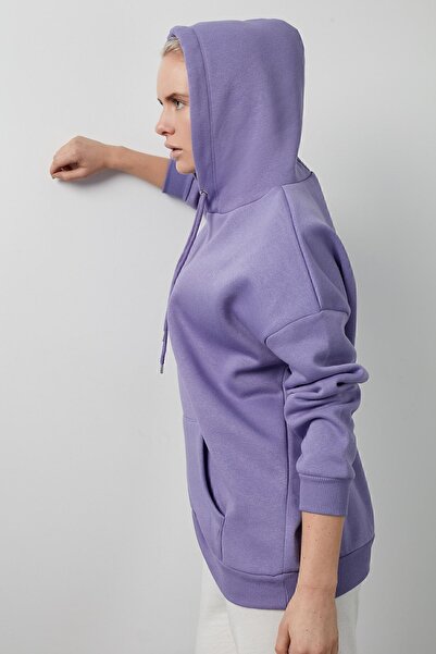 Lela Χειμερινός γυναικείος ιδρώτας - Βαμβακερός, με κουκούλα και ράστερ 5863854