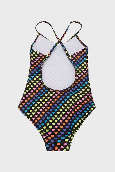 SLIPSTOP Colorful Junior 50+ UPF Protection Quick Drying Rope Strap Swimsuit Girl's Swimsuit SM22110236