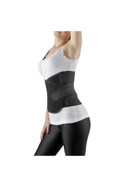 Babyjem - مشد ما بعد الولادة باللون الأسود مقاس (S-M)