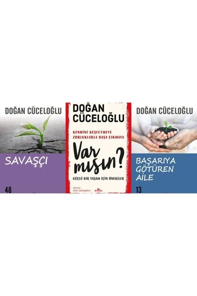 KRONİK Doğan Cüceloğlu 3 Kitap Set Var Mısın?-savaşçı-başarıya Götüren Aile