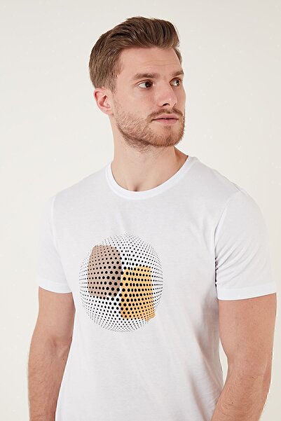 Buratti Μπλουζάκι με στάμπα Crew Neck 100% βαμβακερό ανδρικό μπλουζάκι 646b3950