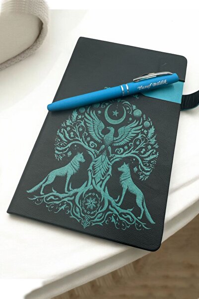 tusah 13x21  TARİHSİZ AJANDA VE ROLLER KALEM KİŞİYE ÖZEL