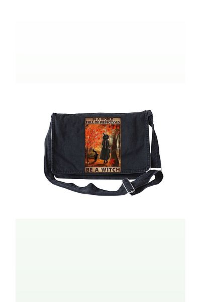 DEEFWEAR Geantă de școală Hello Kıty Printed Jean - Guler Poștaș