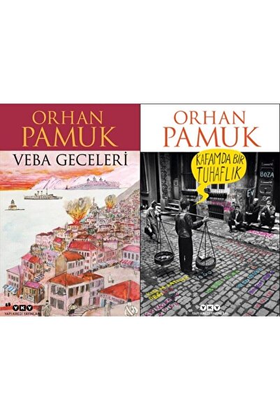 Yapı Kredi Yayınları En Çok Okunan Orhan Pamuk Kitabı Seti 2 Kitap- Veba Gece...