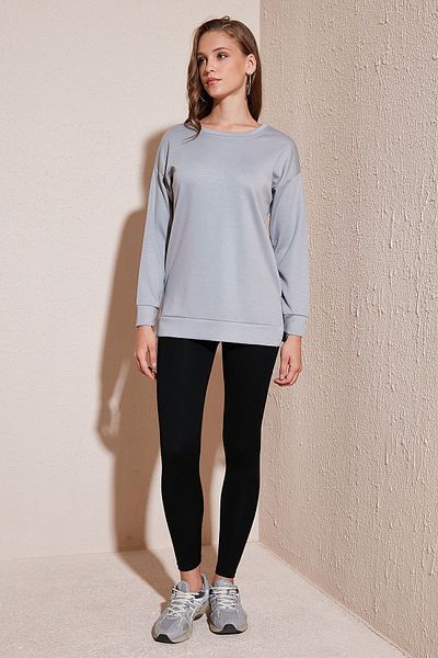 Lela Oversize Stretch Sweat - Crew Neck 5865877