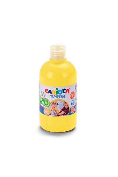 CARIOCA Tempera Parmak Suluboya Süper Yıkanabilir Açık Sarı 500 ml
