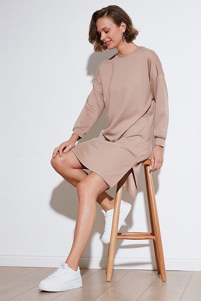 Lela Χαλαρή εφαρμογή Modest Tunic - Λεπτομερής σχισμή 5865878