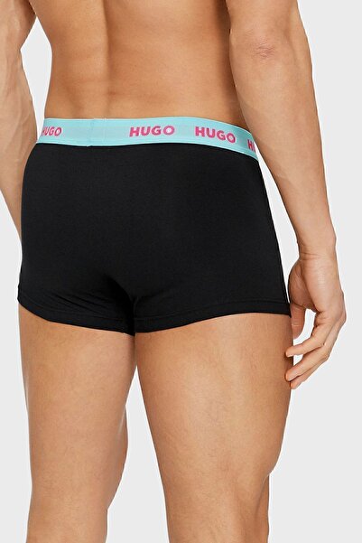 HUGO Logolu Streç Pamuklu 3 Pack Boxer Erkek BOXER 50469766 730