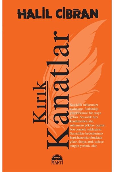 Martı Yayınları Kırık Kanatlar - Halil Cibran 9786254484926