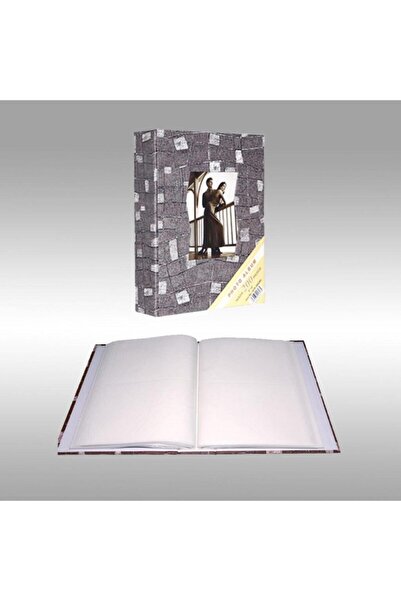 NRCN ألبوم صور مطبوع ومزخرف باللون الرمادي مقاس 10 × 15 سم 200 أوفست مطبوع وم...