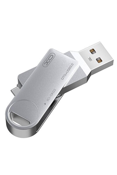 Xo -DK03 32GB Metal Body Protective Design USB+USB-C Memory Flash Disk