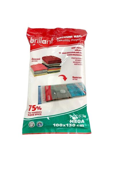 Brilland Briljantna mega vakuumska torba za skladištenje - 100*130 cm