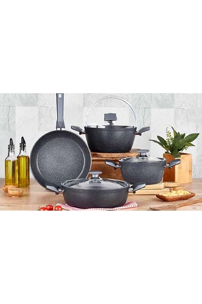 Remetta Granite Pia 7 Piece Cookware Set