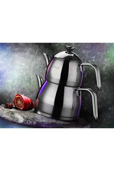 Brillant إبريق شاي فولاذي بمقبض إينوكس صغير الحجم من ميزار -cy-5871