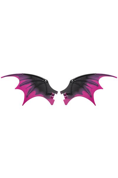 LEGO Black Coral Dragon Wing - Custom Minifigure Dragon Wing, 19X11, 2 Pieces to Send