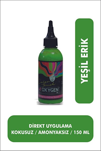 BBOXYGEN Oxygen Renkli Saç Boyası Yeşil Erik