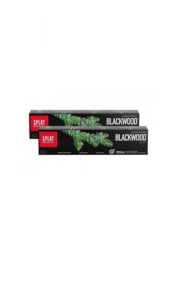 Splat Blackwood Black Toothpaste 75 Ml Strong Whitening X2 Pieces