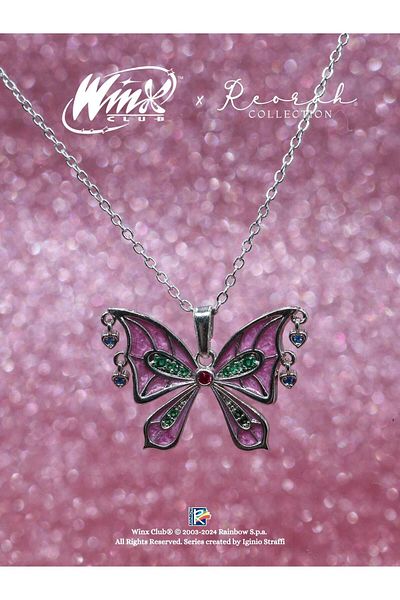 Reorah Collection Winx Club ®   Flora Enchantix Necklace - Fairy Wings Design