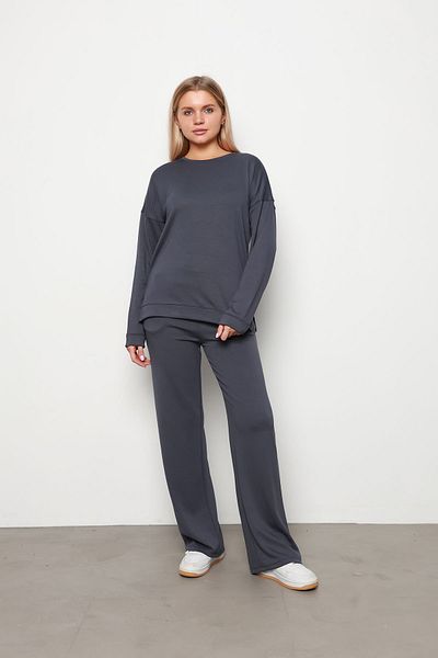 İKLİM LİFE Anthracite Slit Suit Set