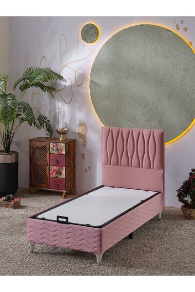 beehanem Almula Tek Kişilik 2Li Set (Baza+Başlık)(Yatak HARİÇ!!)