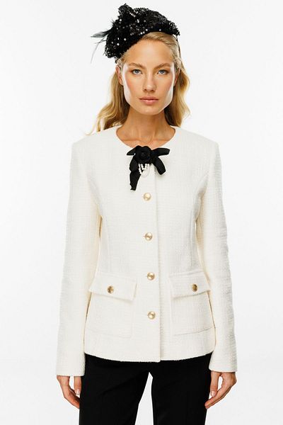 Ekol Rose Brooch Jacket
