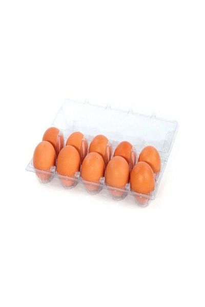 Ambalaj Evi Transparent Egg Violet 10 Pieces 50 Pieces